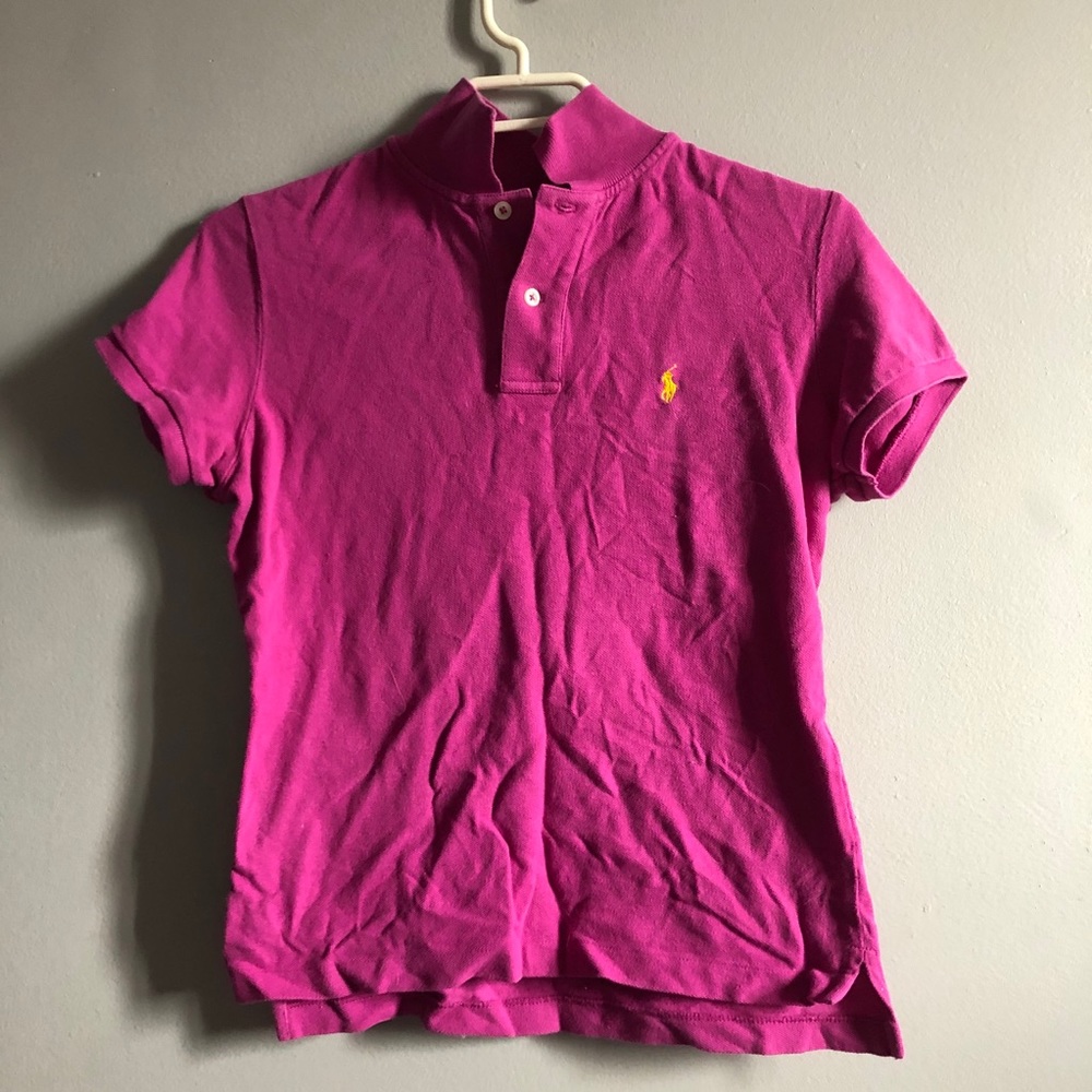 Hot Pink Polo Shirt